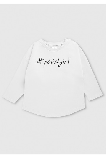 White kids sweatshirt &quot;polishgirl&quot; 2