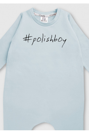 Light blue long sleeved romper &quot;polishboy&quot; 2