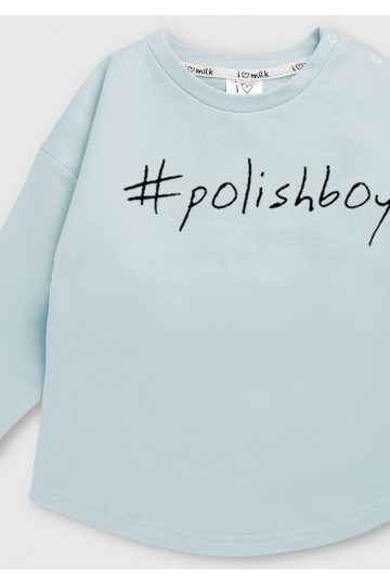 Light blue kids sweatshirt &quot;polishboy&quot; 2