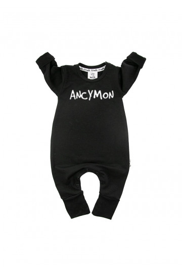 Black long sleeved romper &quot;ancymon&quot;