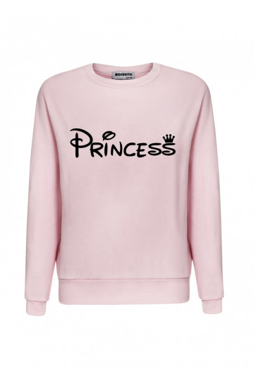 Powder pink sweatshirt &quot;princess&quot;