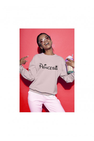 Powder pink sweatshirt &quot;princess&quot; 2