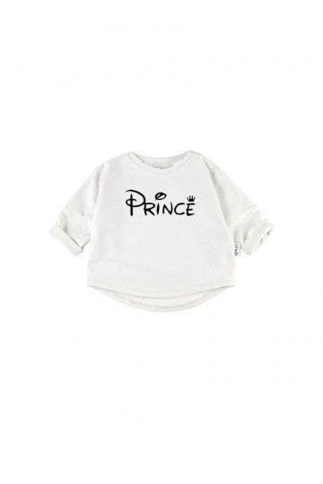 White kids sweatshirt &quot;prince&quot;