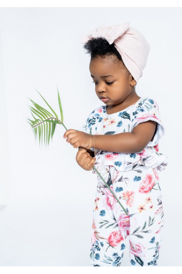 Powder pink kids Hat turban 2