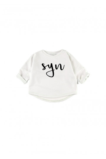 White kids Sweatshirt &quot;syn&quot;