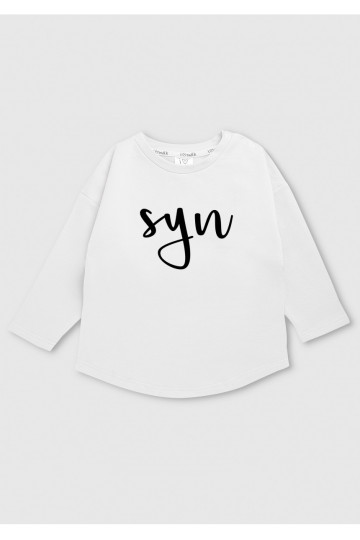 White kids Sweatshirt &quot;syn&quot; 2