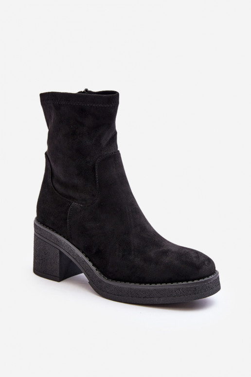 Women's ankle boots with a heel Camel Argastis