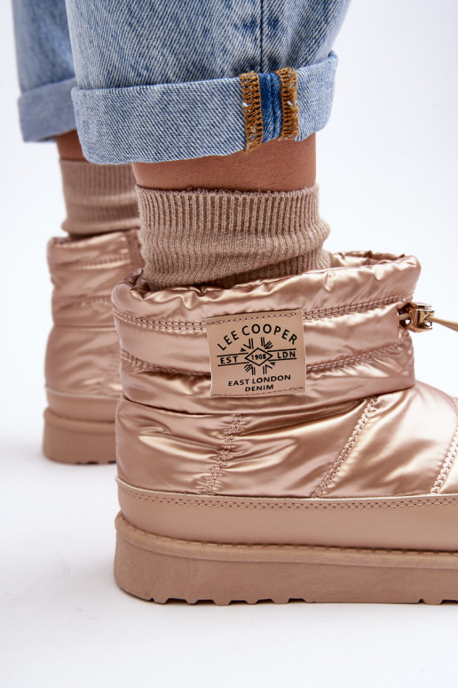 Women's Insulated Snow Boots Lee Cooper Beige