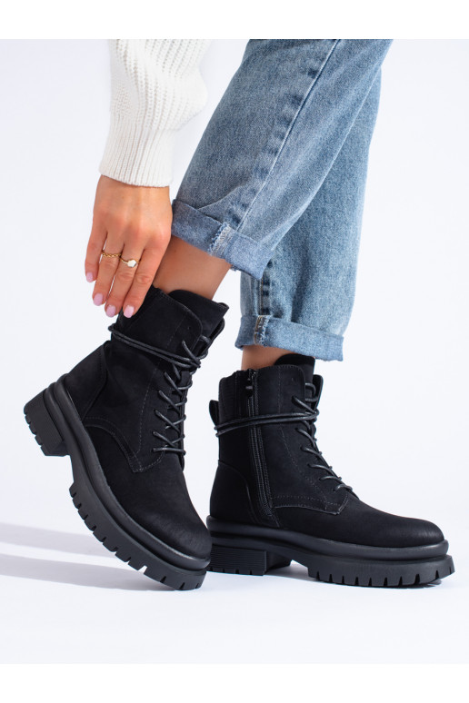 black of suede women's boots Shelovet