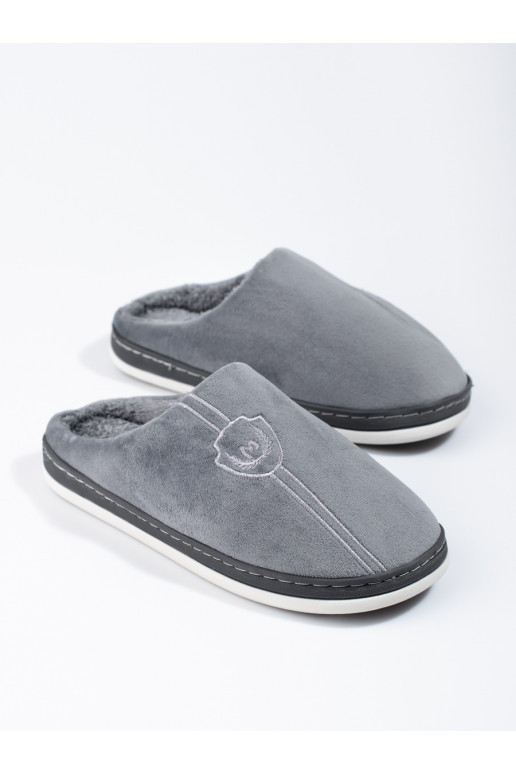  gray men's slippers Shelovet