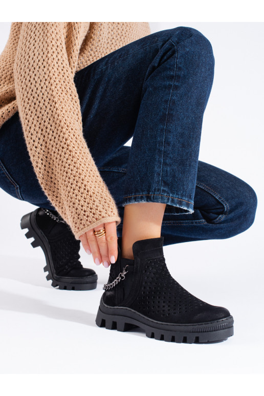 of suede  women's boots black Potocki