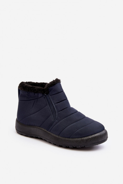 Lined Low Women's Snow Boots Navy Enmore