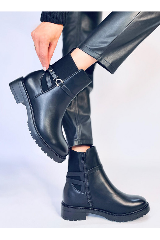 The classic model Women's boots ROYLE BLACK