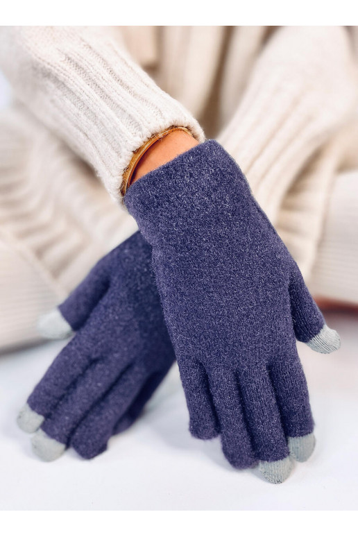Women's gloves dotykowe LAVIA Dark blue