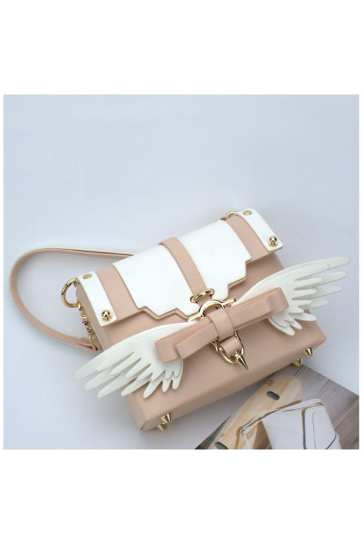 Women's handbag ANGEL creamy-white color TA3KB