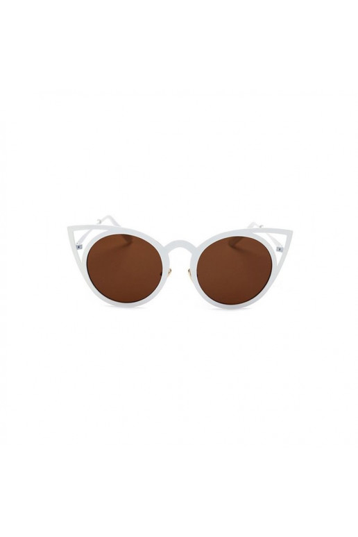 Sunglasses"ROYAL CAT EYES" - White color withBrown colorM OK70WZ6