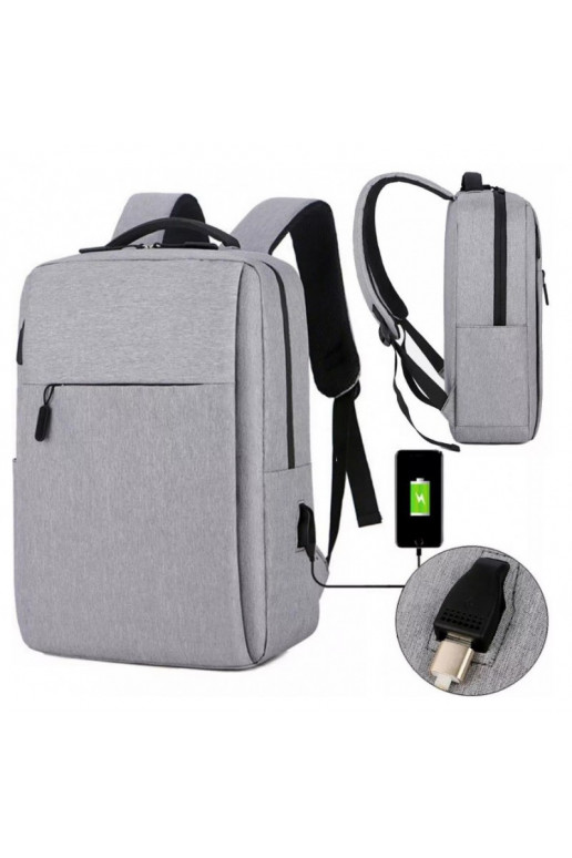 Sports laptop backpack USB grey PL154SZ