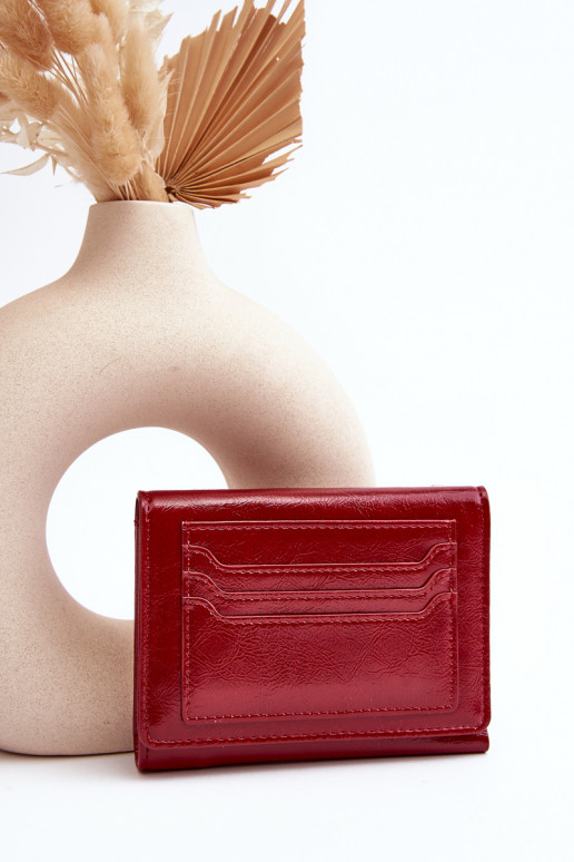 Women's Wallet Purse Made of Eco-leather Red Joanela