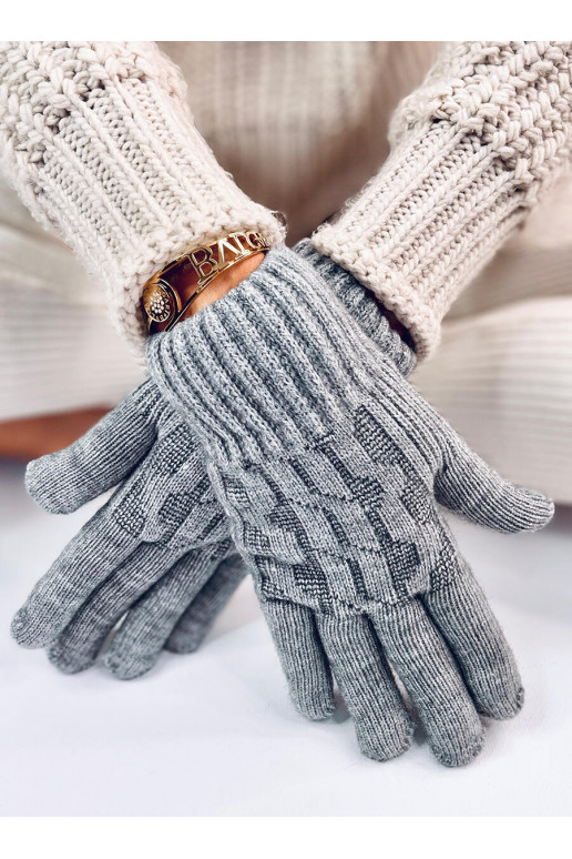 Women's gloves GIVANS CIEMNE Gray