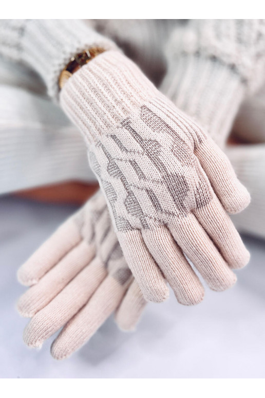 Women's gloves GIVANS Beige