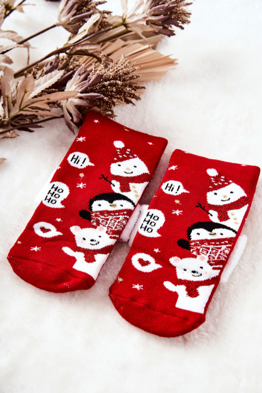 Christmas Socks Ho Ho Ho! Red