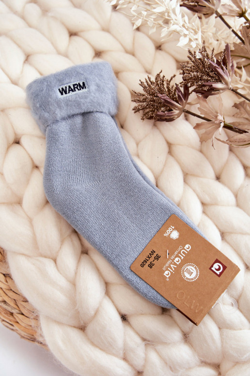Women's Warm Socks Blue Warm