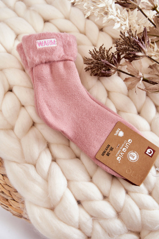Women's Warm Socks Pink Warm