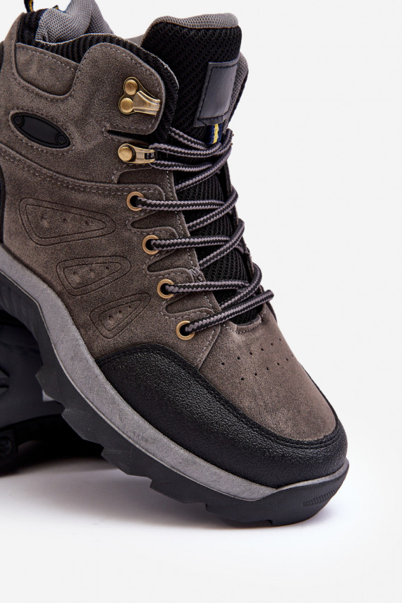 Men's Trekking Shoes Grey Fontanoe