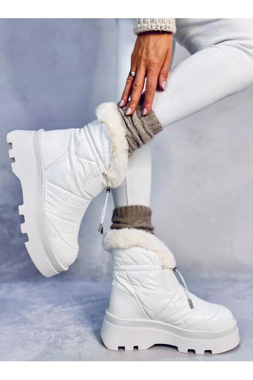 Snow boots with fur TAVARIS WHITE Snow boots with fur TAVARIS WHITE