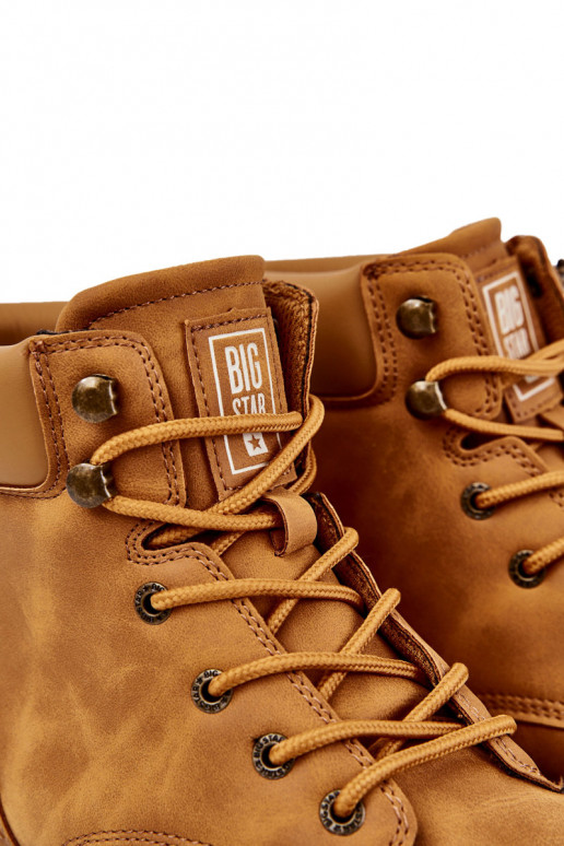 Men's Boots Memory Foam Big Star KK174207 Camel