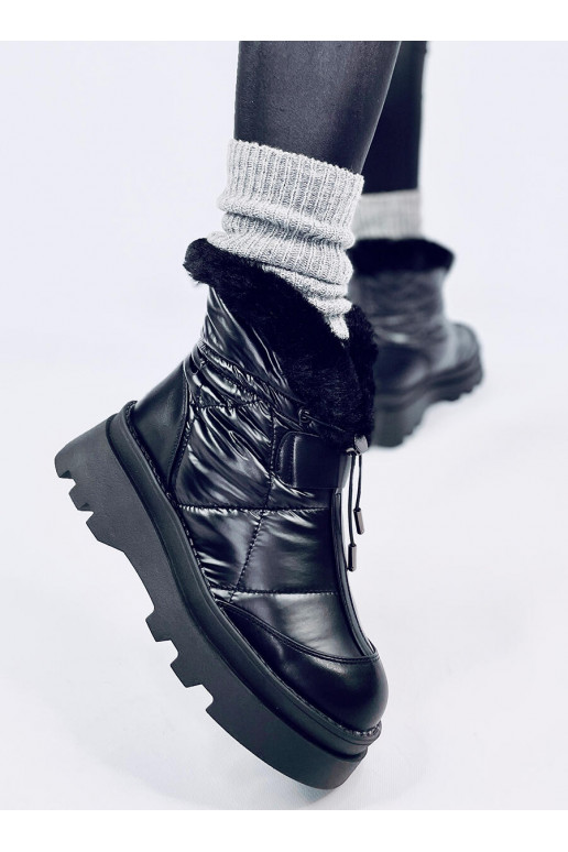 Snow boots with fur TAVARIS BLACK