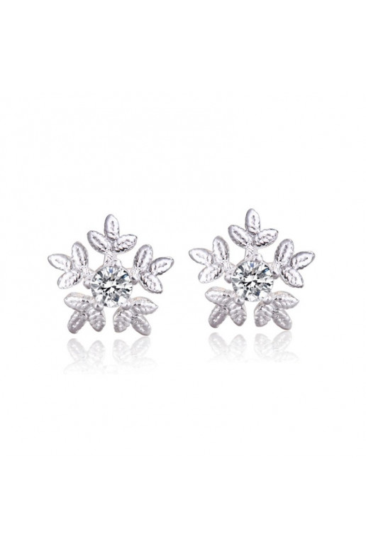 Earrings covered with 925 silver KST1829S