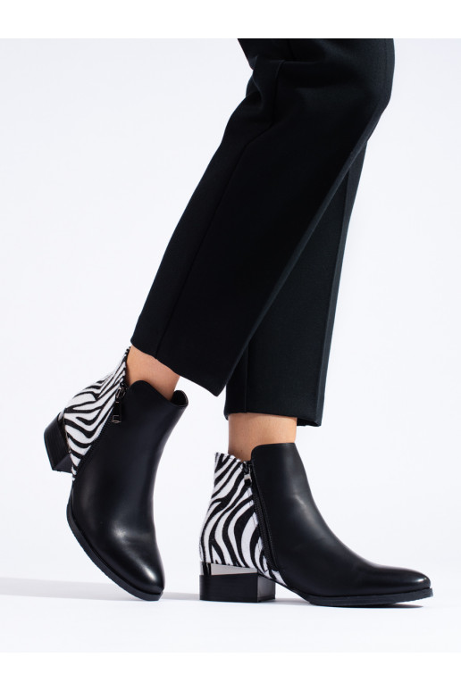 black  boots  zebrę Shelovet