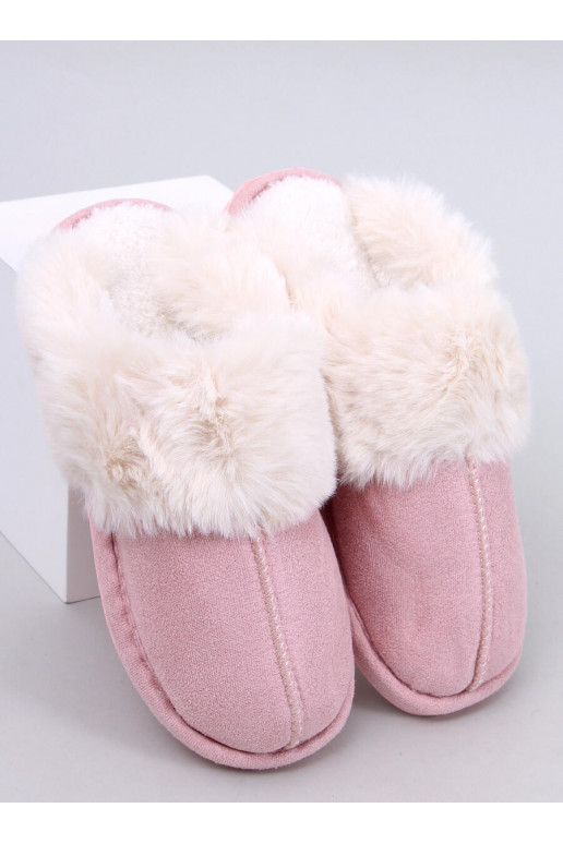 Slippers  with fur OTTEYS pink Slippers  with fur OTTEYS pink