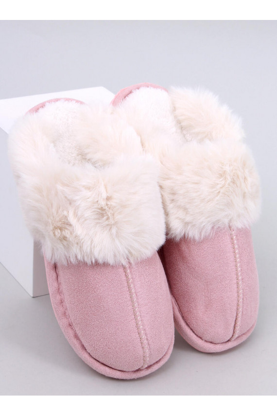 Slippers  with fur OTTEYS pink