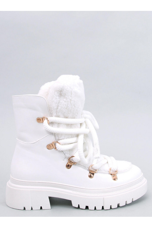 Snow boots with sheepskin SHEA WHITE Snow boots with sheepskin SHEA WHITE