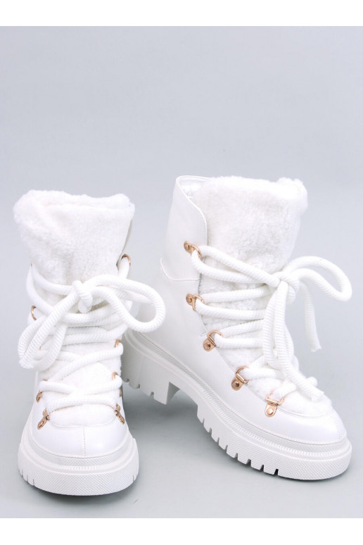 Snow boots with sheepskin SHEA WHITE Snow boots with sheepskin SHEA WHITE