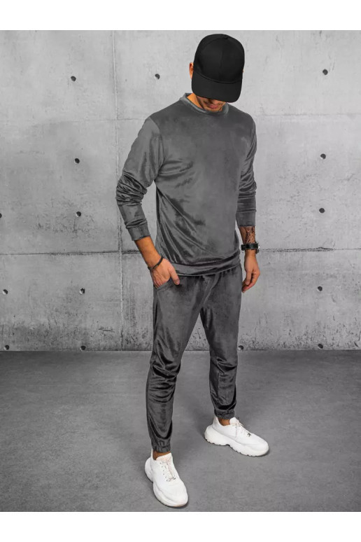 Vyriškas pilkos spalvos veliūrinis...