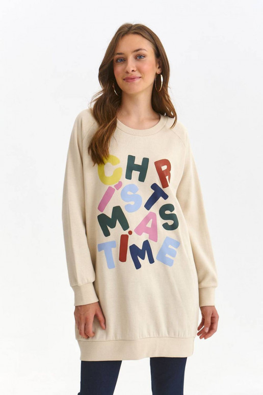 Džemperis su užrašais Top Secret