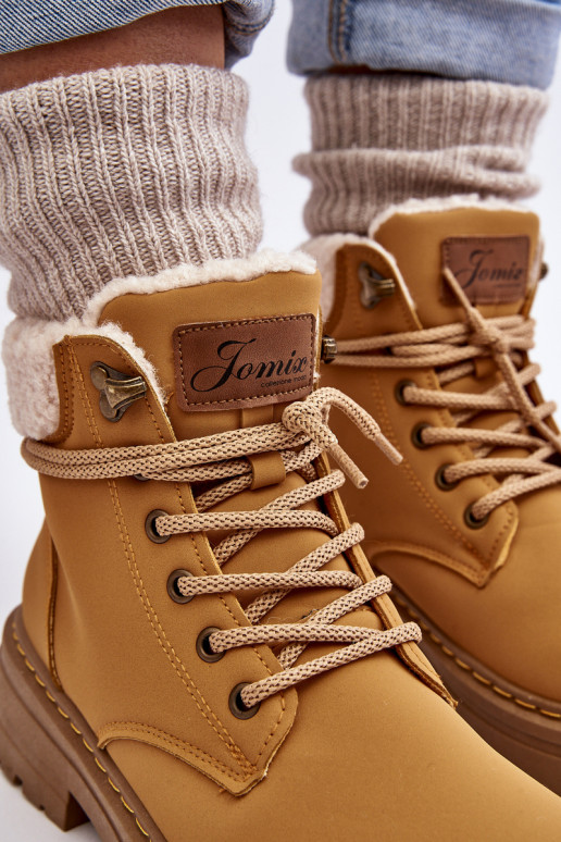 Women's Leather Trappers With Fur Camel Lynnvia Women's Leather Trappers With Fur Camel Lynnvia