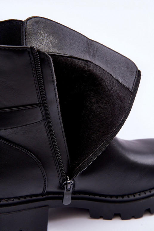 Leather Ankle Boots Women's Black Elspetia Leather Ankle Boots Women's Black Elspetia