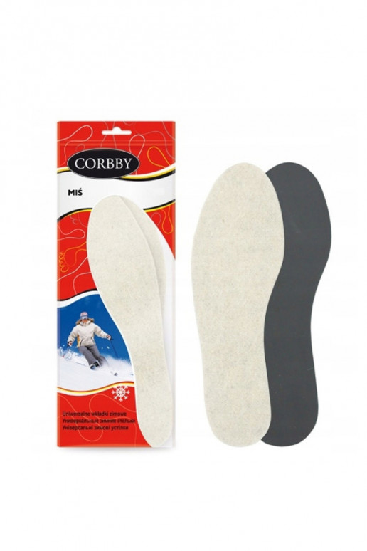 Corbby bear Universal winter insoles with active carbon