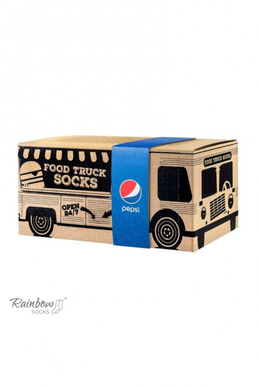 Pepsi x Rainbow Socks Food Truck Socks Set 3 Pairs