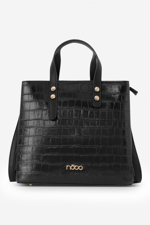 Classic Handbag with Animal Print NOBO NBAG-R3190-C020