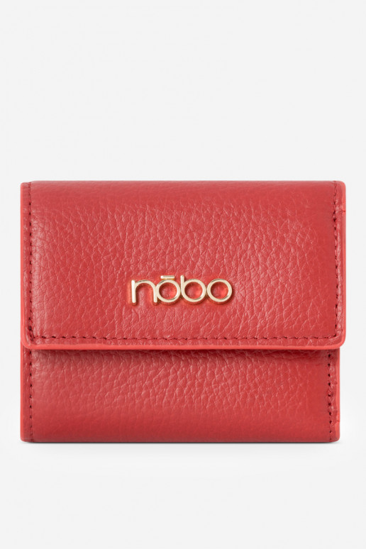 Women's Small Wallet Made of Natural Leather Nobo NPUR-LR110-C005 Red