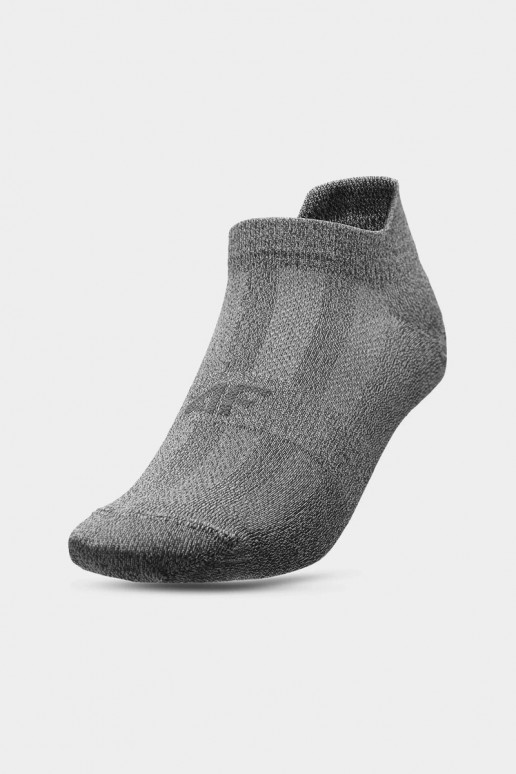 Socks 4F 3-PACK 4FAW23USOCF194-92M gray color