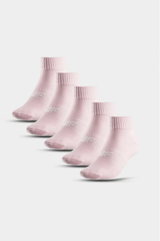 Socks 4F Children's 5-PACK 4FJWAW23USOCF231-56S Light pink shade