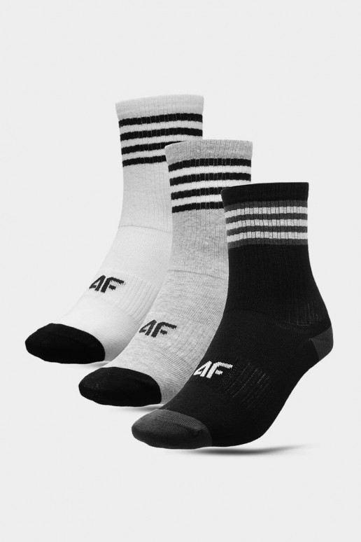 Socks 4F for everyday boys 3-PACK 4FJWAW23USOCM234-90S various colors