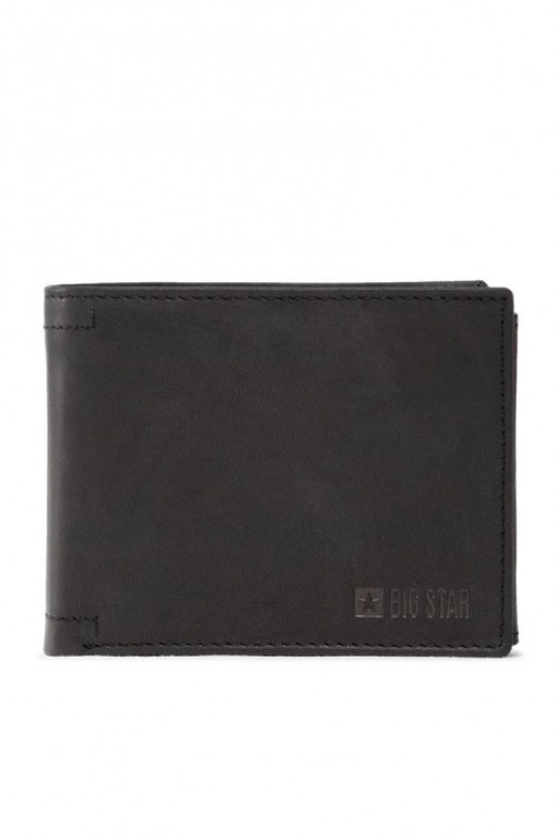 Men's Leather Wallet Big Star KK675001 Black