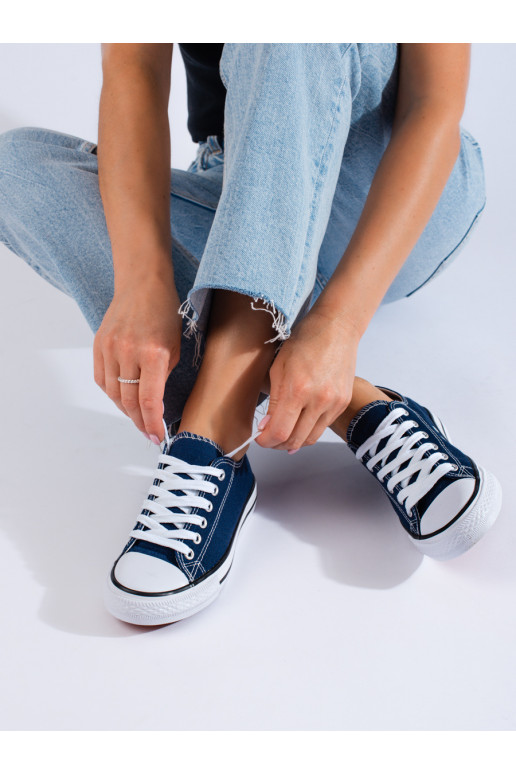 The classic model blue shoes